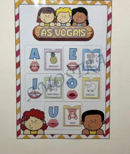 Amostra do material 21- Painel Vogais