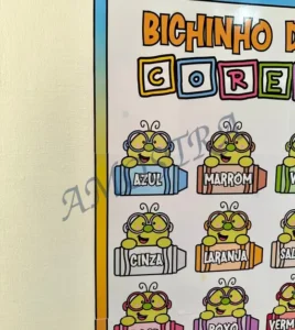 Amostra do material 22- Bichinho das Cores