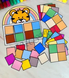 Amostra do material 22- Cores combinadas