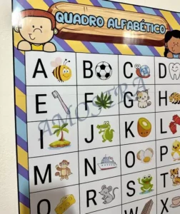 Amostra do material 22- Quadro Alfabético
