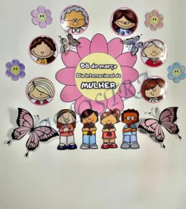 Amostra do material 23- Painel Dia Internacional da Mulher