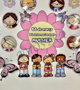 Amostra do material 23- Painel Dia Internacional da Mulher