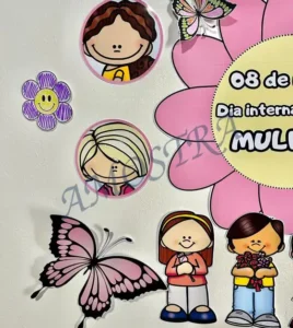 Amostra do material 23- Painel Dia Internacional da Mulher