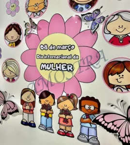 Amostra do material 23- Painel Dia Internacional da Mulher