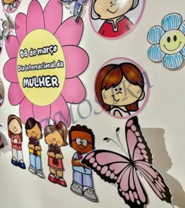 Amostra do material 23- Painel Dia Internacional da Mulher