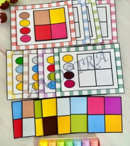 Amostra do material 23- Quadrado das Cores