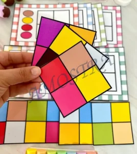 Amostra do material 23- Quadrado das Cores
