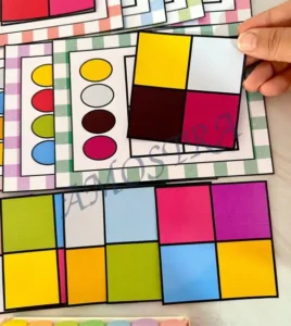 Amostra do material 23- Quadrado das Cores
