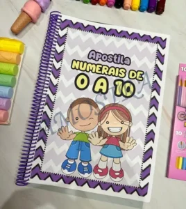 Amostra do material 24- Apostila numerais de 0 a 10