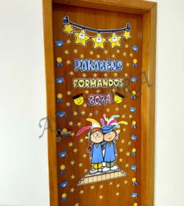 Amostra do material 24- Decoração porta Formandos