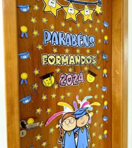 Amostra do material 24- Decoração porta Formandos