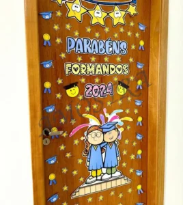 Amostra do material 24- Decoração porta Formandos