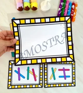 Amostra do material 24- Palitos Coloridos