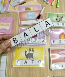 Amostra do material 25- Aprendendo Palavrinhas