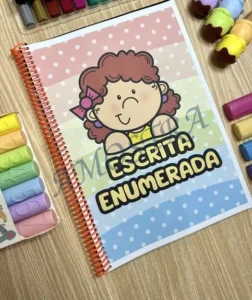Amostra do material 25- Escrita enumerada