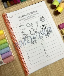 Amostra do material 25- Escrita enumerada