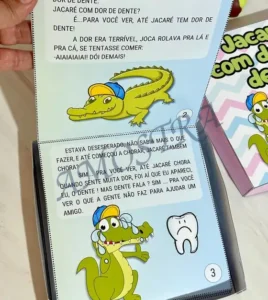 Amostra do material 25-História Jacaré com dor de Dente