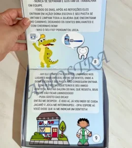 Amostra do material 25-História Jacaré com dor de Dente