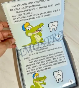 Amostra do material 25-História Jacaré com dor de Dente