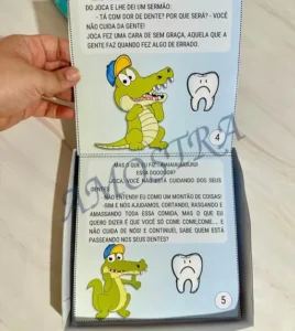Amostra do material 25-História Jacaré com dor de Dente
