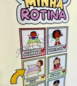 Amostra do material 25- Painel Minha Rotina