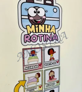 Amostra do material 25- Painel Minha Rotina