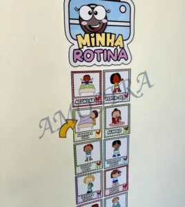 Amostra do material 25- Painel Minha Rotina