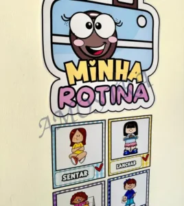 Amostra do material 25- Painel Minha Rotina
