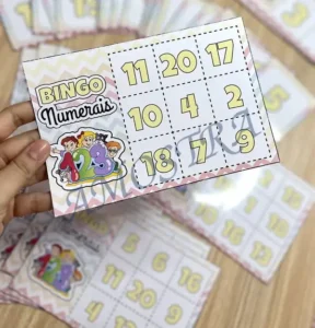 Amostra do material 26- Bingo Numerais