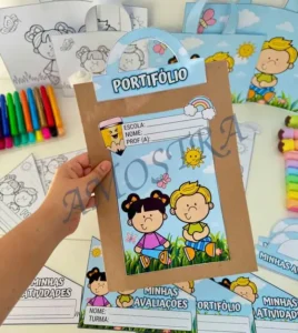 Amostra do material 26- Kit Capas Tema Jardim