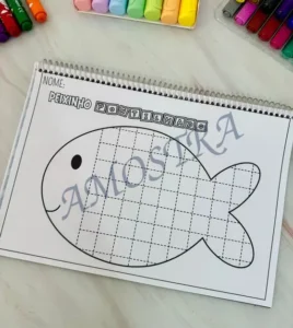 Amostra do material 26- Peixinho Pontilhado