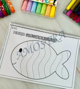 Amostra do material 26- Peixinho Pontilhado