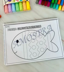 Amostra do material 26- Peixinho Pontilhado