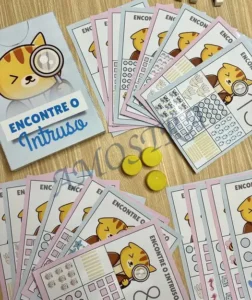 Amostra do material 27- Encontre o Intruso Numerais