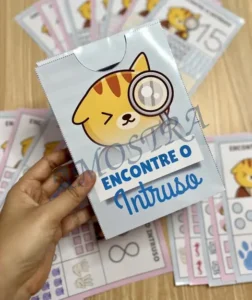 Amostra do material 27- Encontre o Intruso Numerais