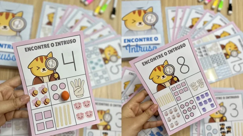 27 encontre o intruso numerais capa