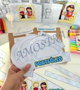 Amostra do material 28- Kit Capas Tema Escola