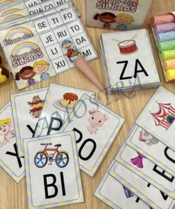 Amostra do material 29- Bingo Sílabas Simples