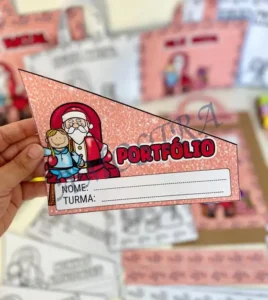 Amostra do material 29- kit Capas de Atividades Papai Noel