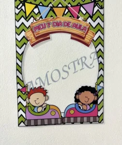 Amostra do material 29- Painel e sacolinha Volta às Aulas Parque de diversões