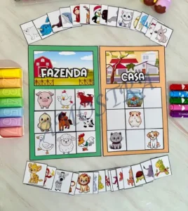 Amostra do material 3- Casinha dos Animais