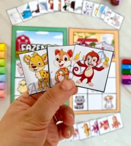 Amostra do material 3- Casinha dos Animais