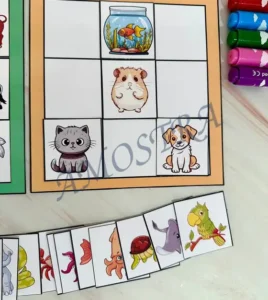 Amostra do material 3- Casinha dos Animais