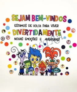 Amostra do material 3- Painel Volta às Aulas Divertidamente