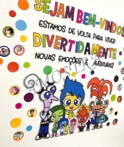 Amostra do material 3- Painel Volta às Aulas Divertidamente