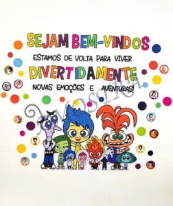 Amostra do material 3- Painel Volta às Aulas Divertidamente
