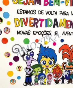Amostra do material 3- Painel Volta às Aulas Divertidamente