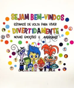 Amostra do material 3- Painel Volta às Aulas Divertidamente
