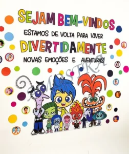 Amostra do material 3- Painel Volta às Aulas Divertidamente
