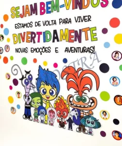 Amostra do material 3- Painel Volta às Aulas Divertidamente